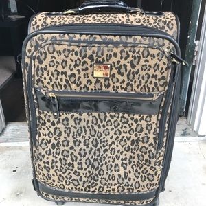 Ricardo Leopard Print Carryon Luggage